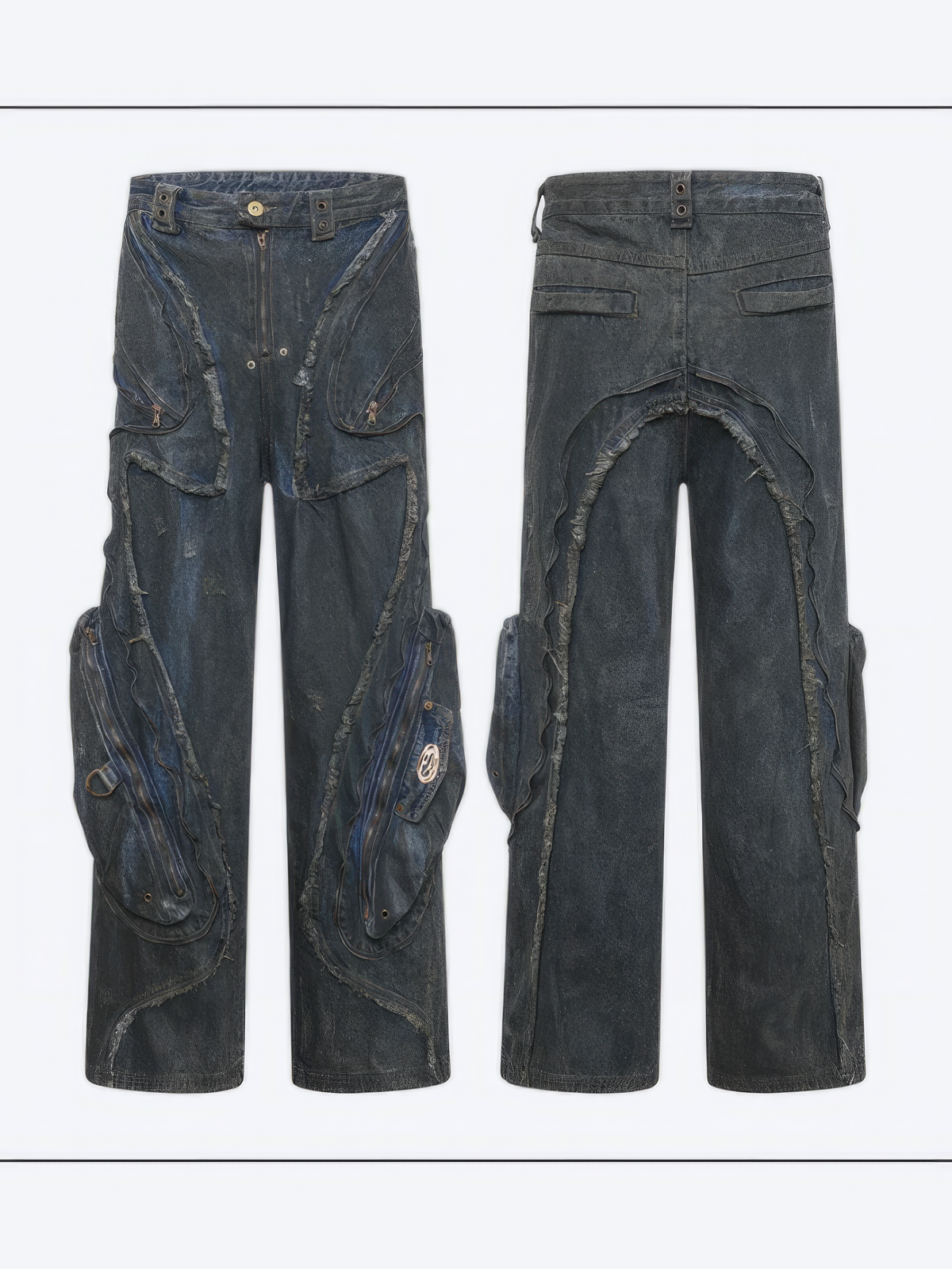 ROPA VINTAGE WASHED POCKETS DENIM - Designer Streetwear Brand | SPRAYNPRAY®