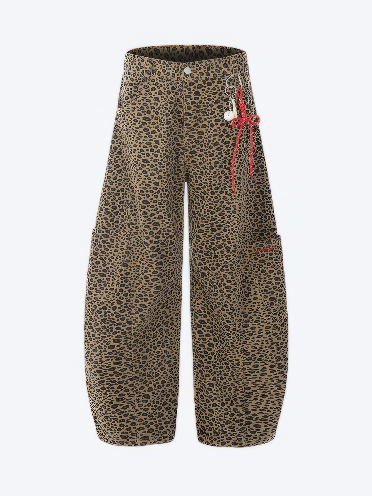 VINTAGE SIDE POCKET LEOPARD JEANS - Designer Streetwear Brand | SPRAYNPRAY®