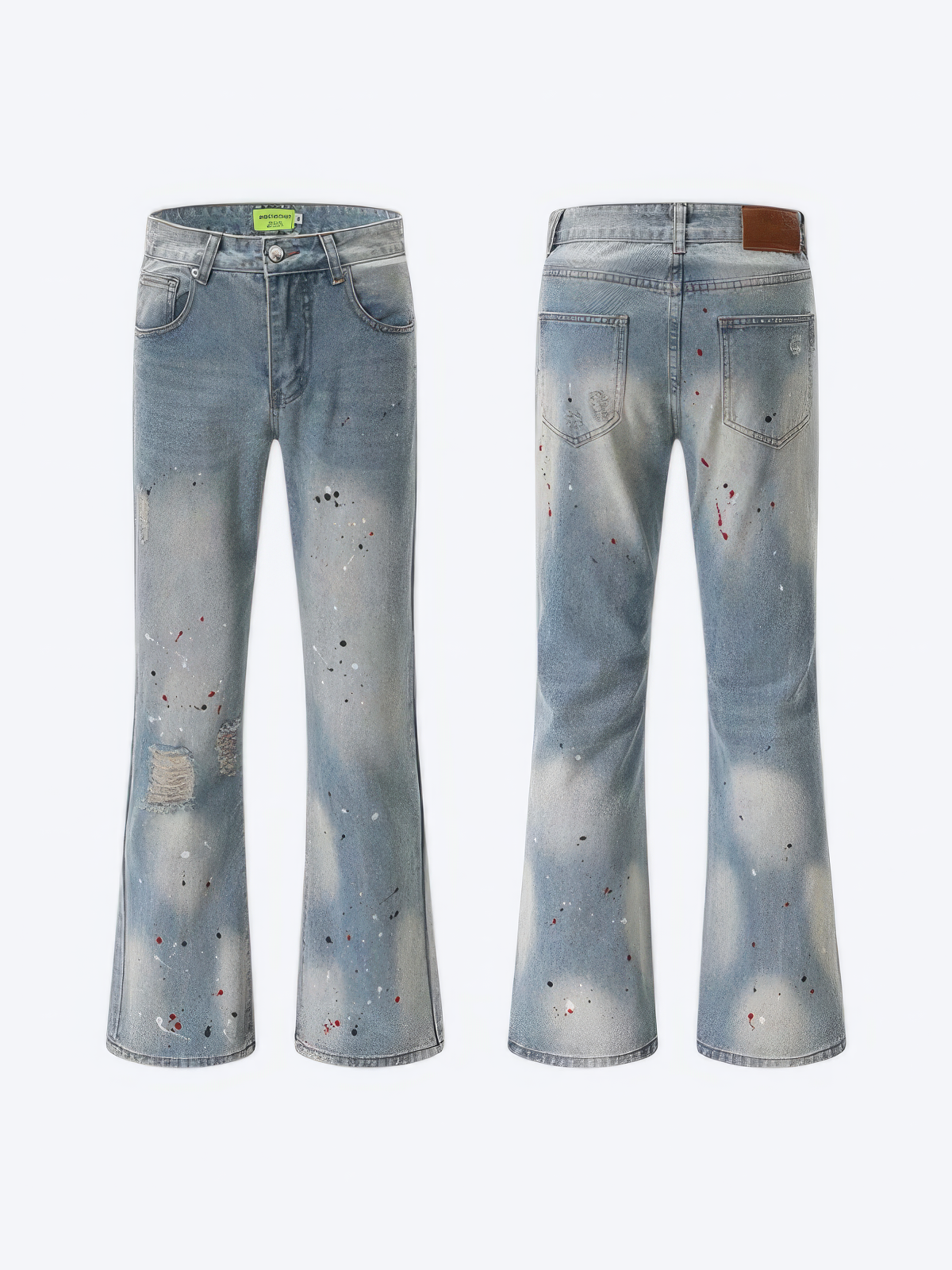 SPLASH FLARE DENIM - Designer Streetwear Brand | SPRAYNPRAY®