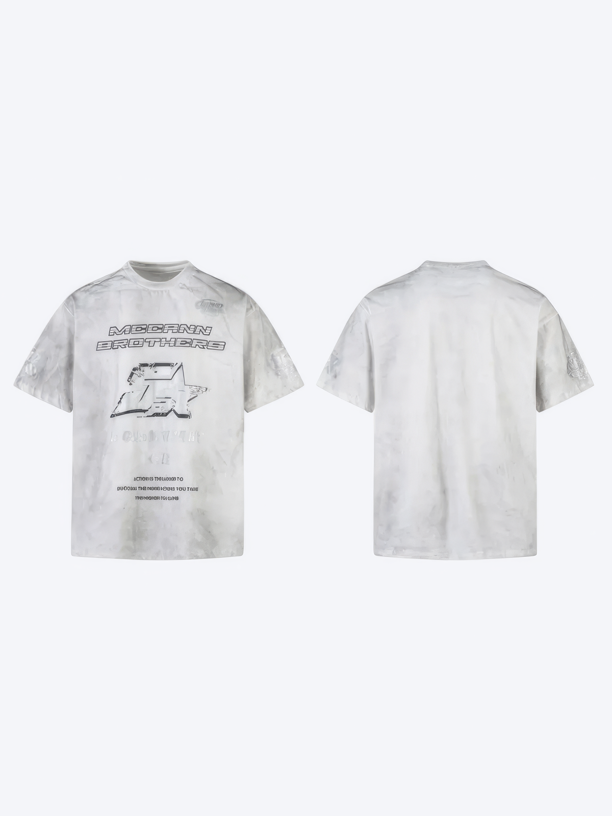 STREETWEAR GRAPHIC WASHED T-SHIRT - STAR