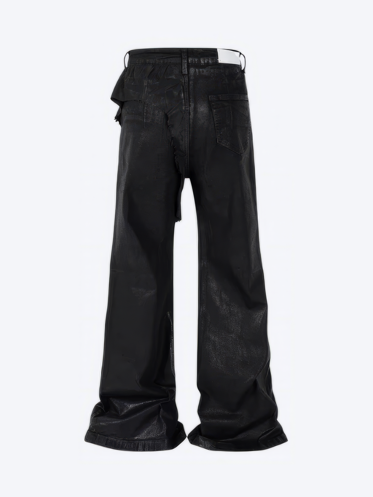 BLACK WAX FLARE JEANS - Designer Streetwear Brand | SPRAYNPRAY®