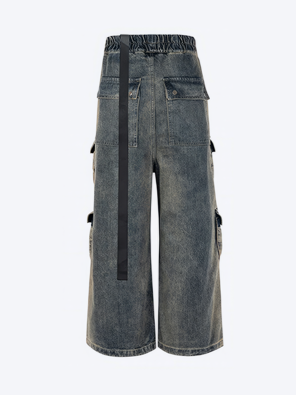 WIDE LEG MULTI-POCKET STRAIGHT JEANS - Designer Streetwear Brand | SPRAYNPRAY®