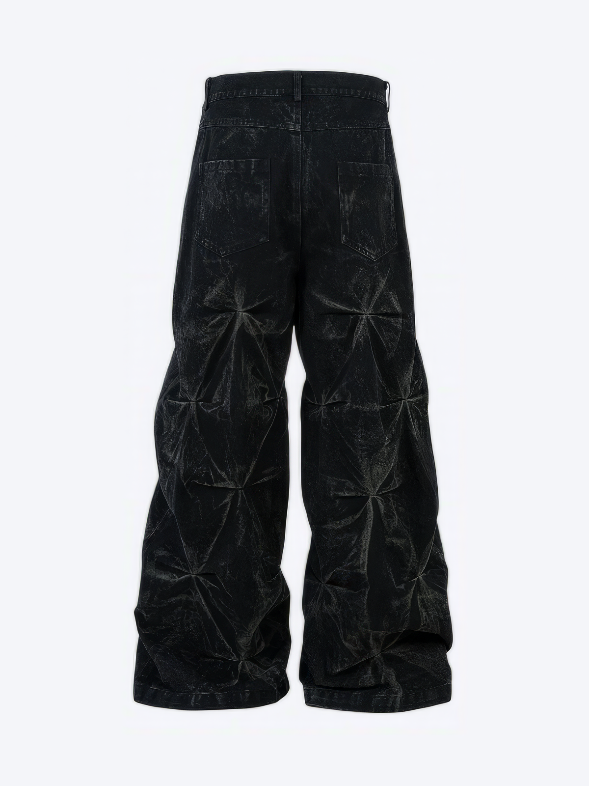 SHADOW PLEATED DENIM - Designer Streetwear Brand | SPRAYNPRAY®