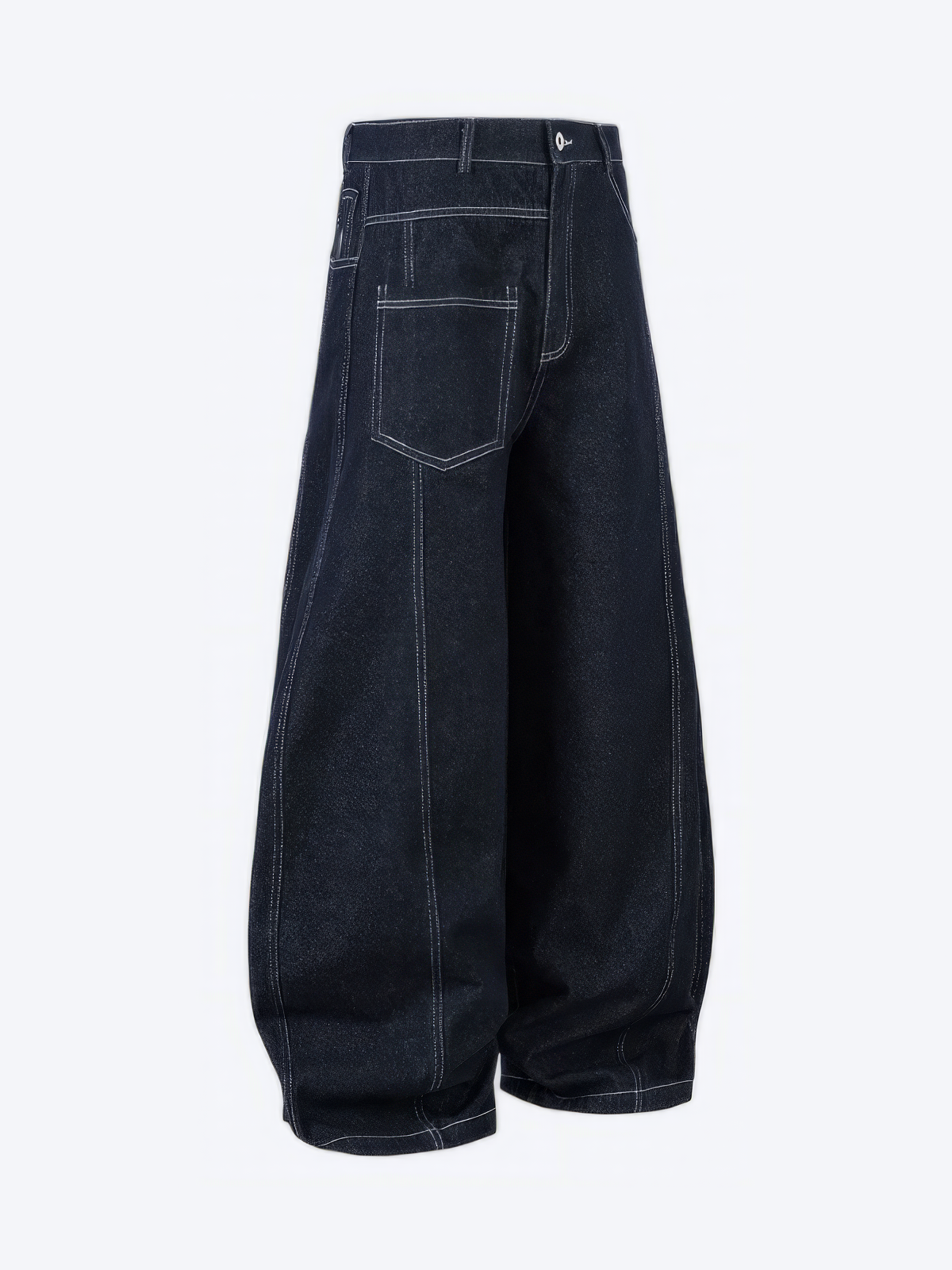 WIDE LEG BAGGY CASUAL JEANS - Designer Streetwear Brand | SPRAYNPRAY®