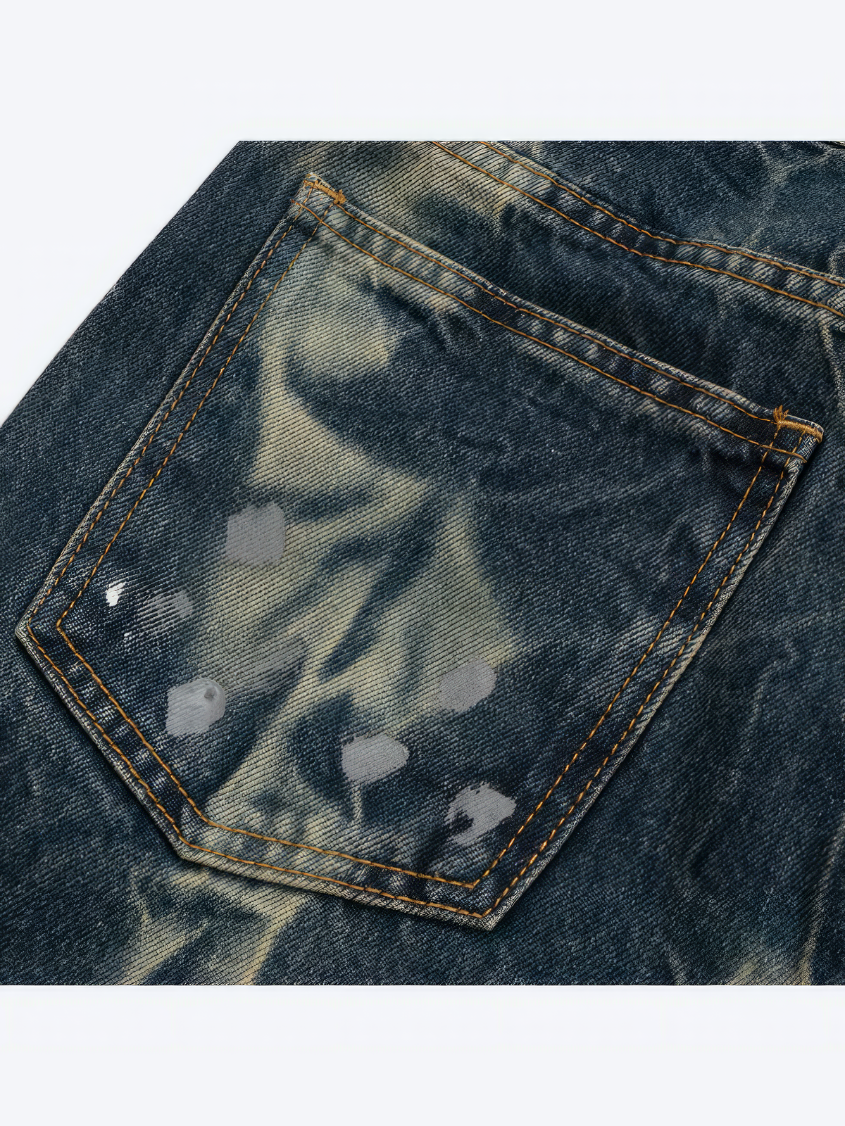 VINTAGE BAGGY STAINS JEANS - Designer Streetwear Brand | SPRAYNPRAY®