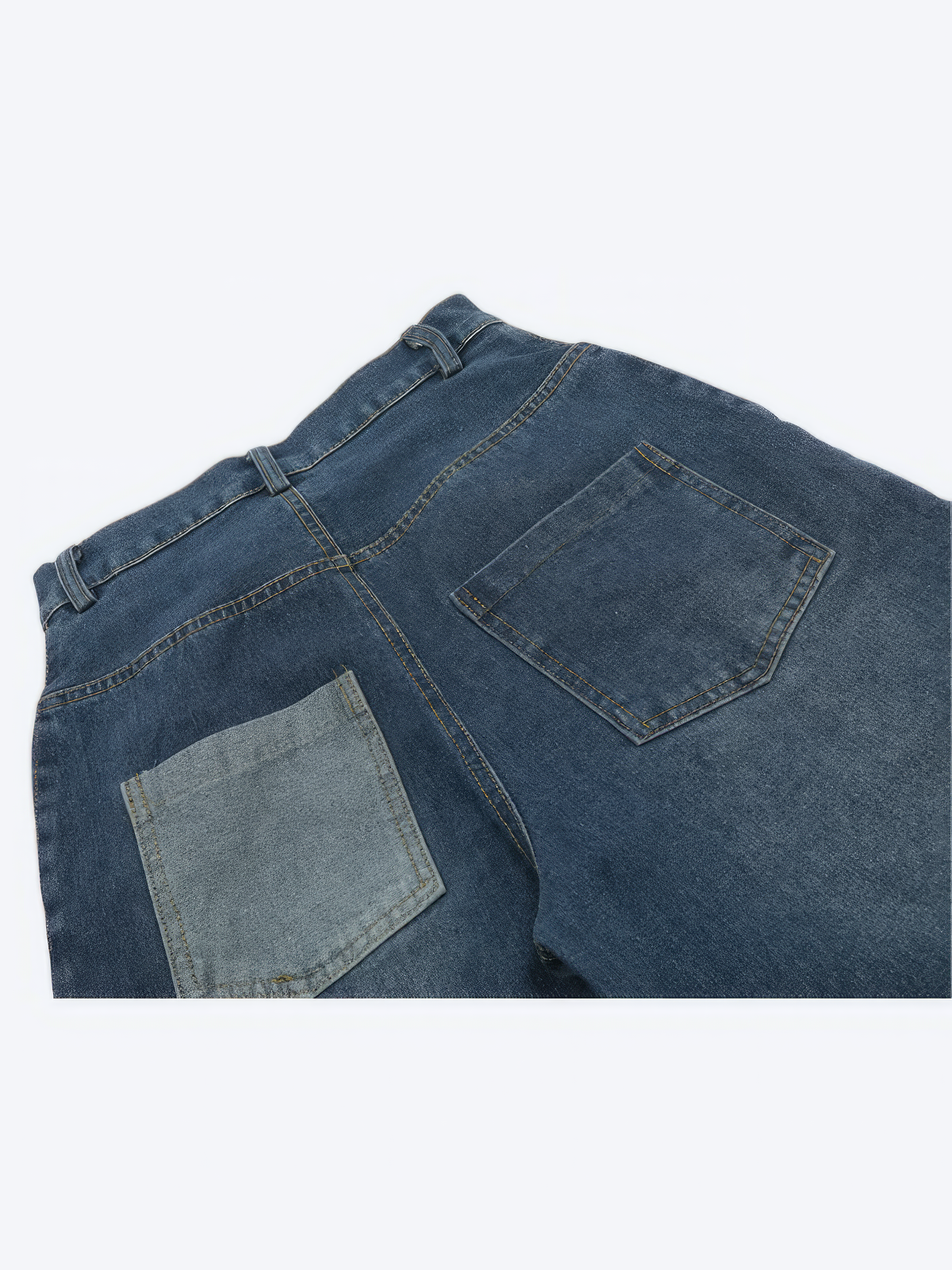 VINTAGE SIDE STIPED BAGGY JEANS - Designer Streetwear Brand | SPRAYNPRAY®