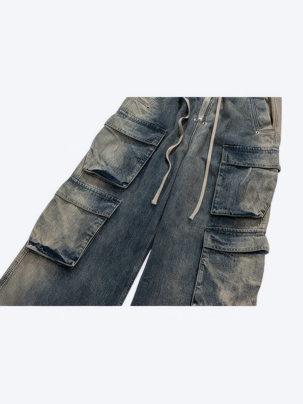 WIDE LEG MULTI-POCKET STRAIGHT JEANS - Designer Streetwear Brand | SPRAYNPRAY®