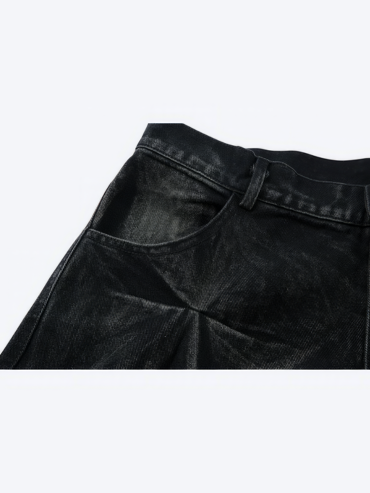 SHADOW PLEATED DENIM - Designer Streetwear Brand | SPRAYNPRAY®