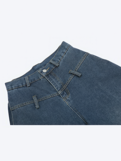 VINTAGE SIDE STIPED BAGGY JEANS - Designer Streetwear Brand | SPRAYNPRAY®