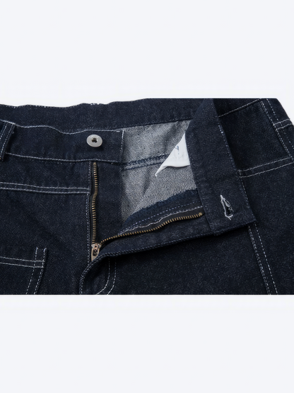 WIDE LEG BAGGY CASUAL JEANS - Designer Streetwear Brand | SPRAYNPRAY®