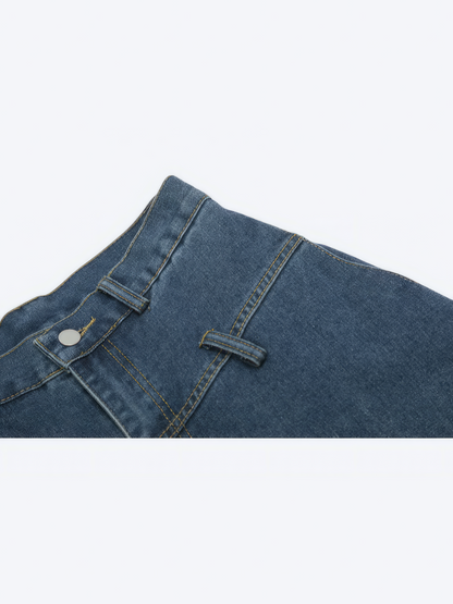 VINTAGE SIDE STIPED BAGGY JEANS - Designer Streetwear Brand | SPRAYNPRAY®