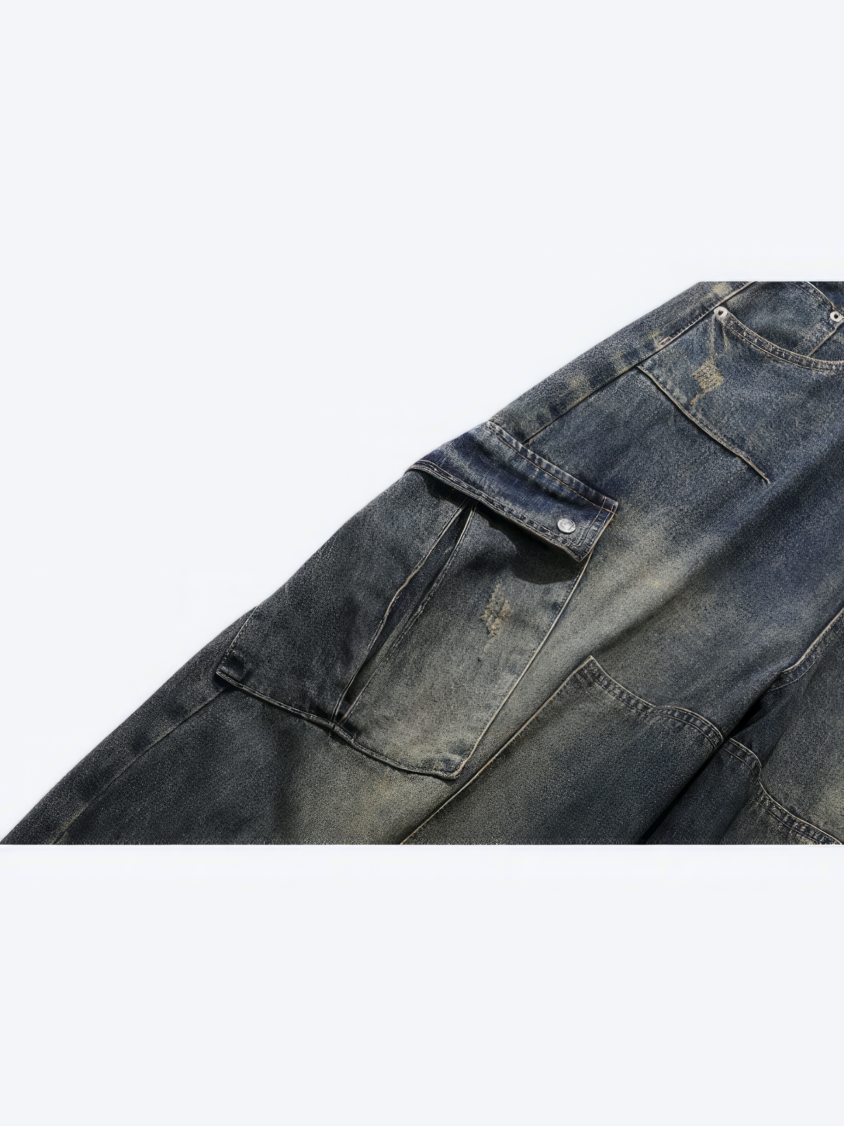 VINTAGE LOOSE POCKET BAGGY JEANS - Designer Streetwear Brand | SPRAYNPRAY®