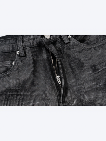 GLUE SPARKLING FLARE JEANS - Designer Streetwear Brand | SPRAYNPRAY®