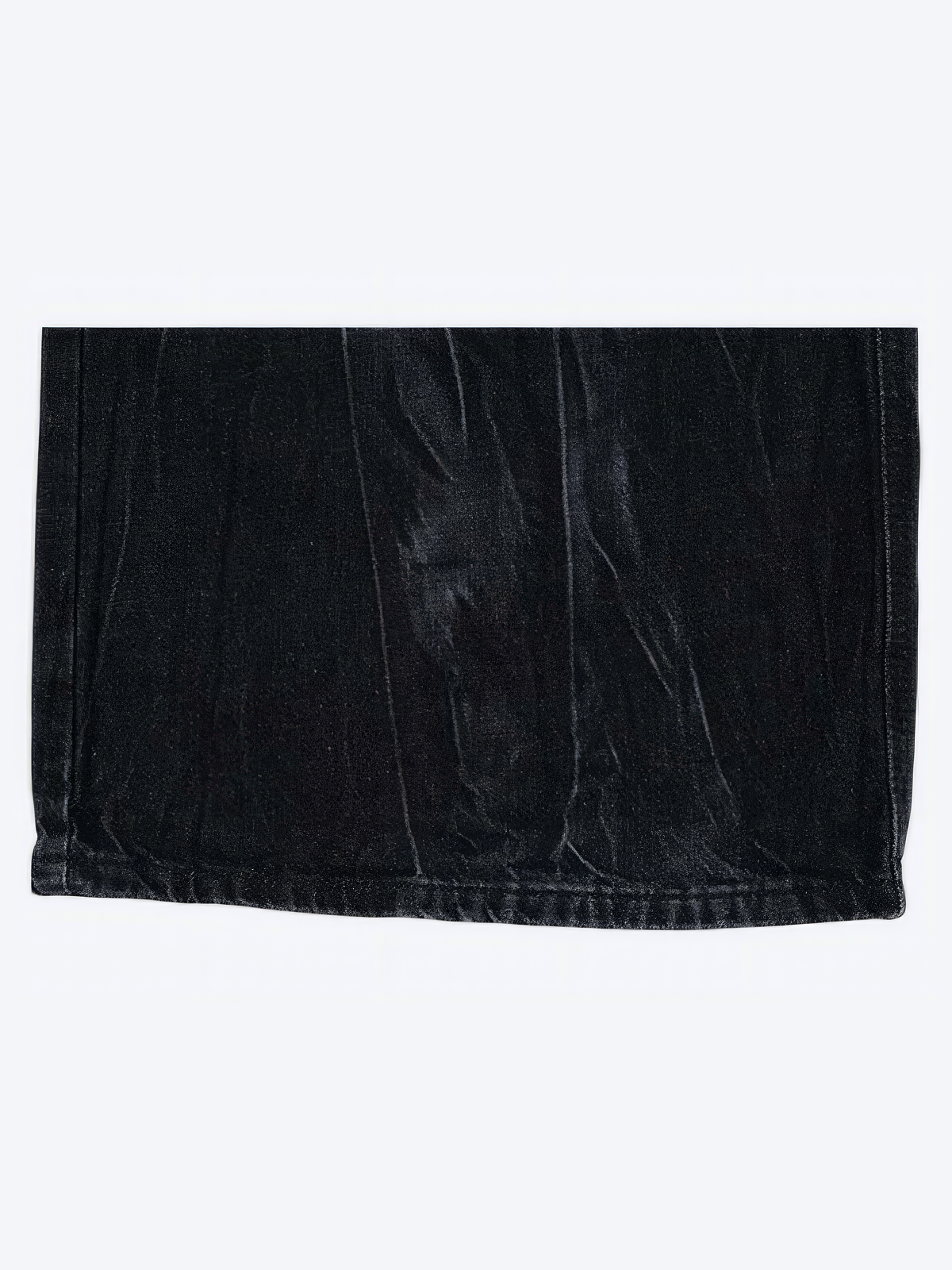 BLACK WIDE LEG BAGGY JEANS - Designer Streetwear Brand | SPRAYNPRAY®