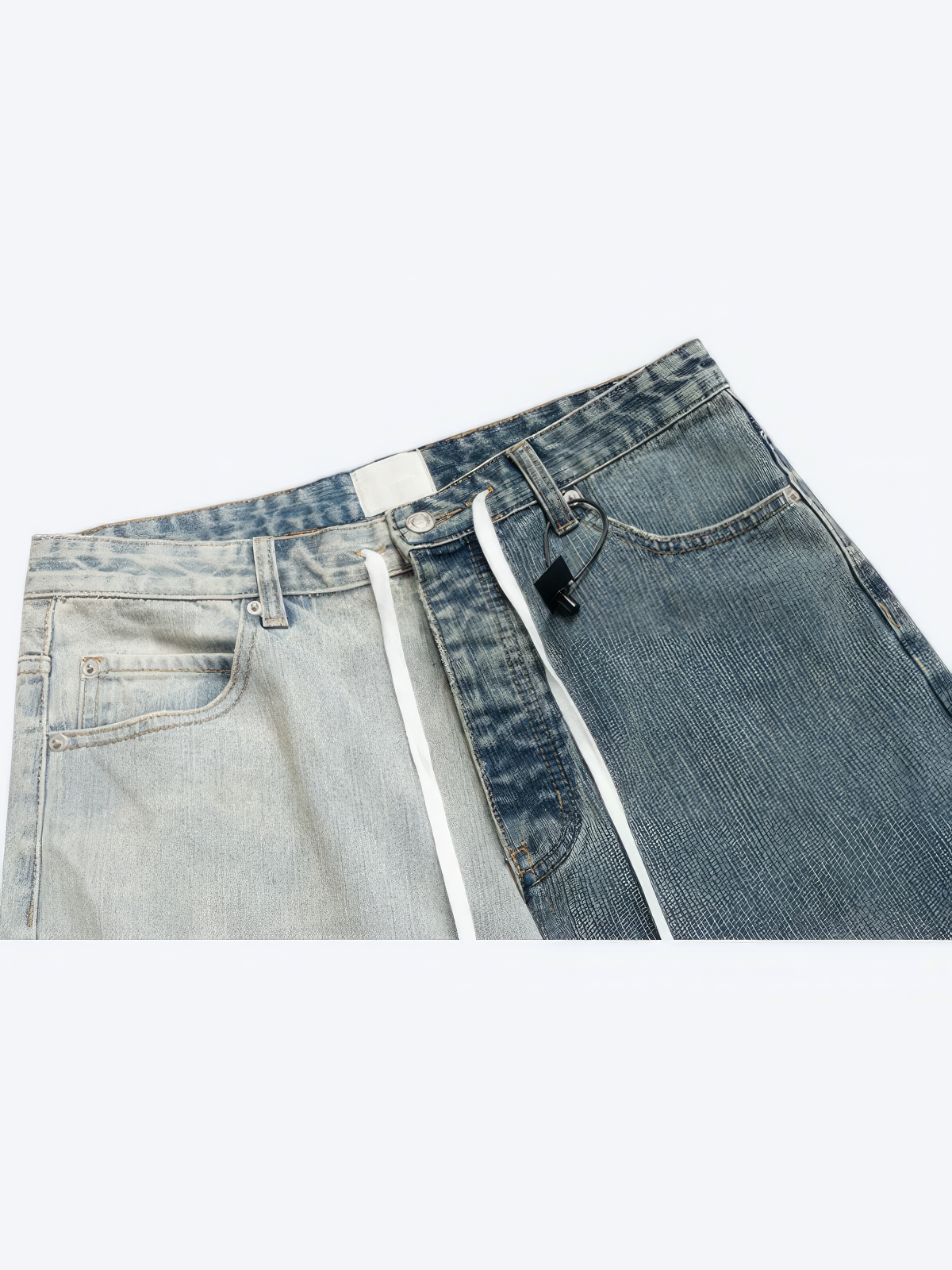 IRREGULAR PATCHWORK DENIM - Designer Streetwear Brand | SPRAYNPRAY®