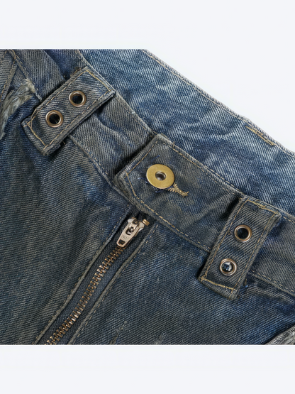 ROPA VINTAGE WASHED POCKETS DENIM - Designer Streetwear Brand | SPRAYNPRAY®