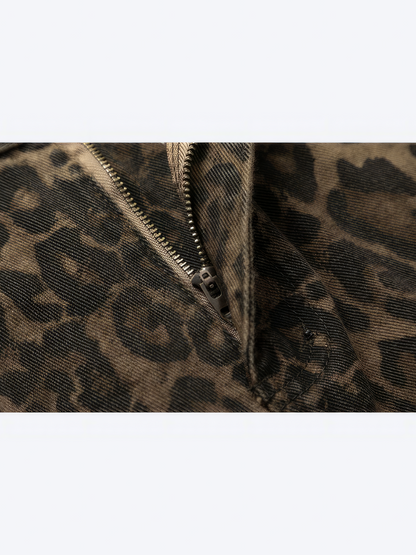 VINTAGE LEOPARD JEANS - Designer Streetwear Brand | SPRAYNPRAY®