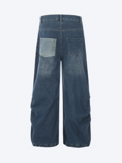 VINTAGE SIDE STIPED BAGGY JEANS - Designer Streetwear Brand | SPRAYNPRAY®