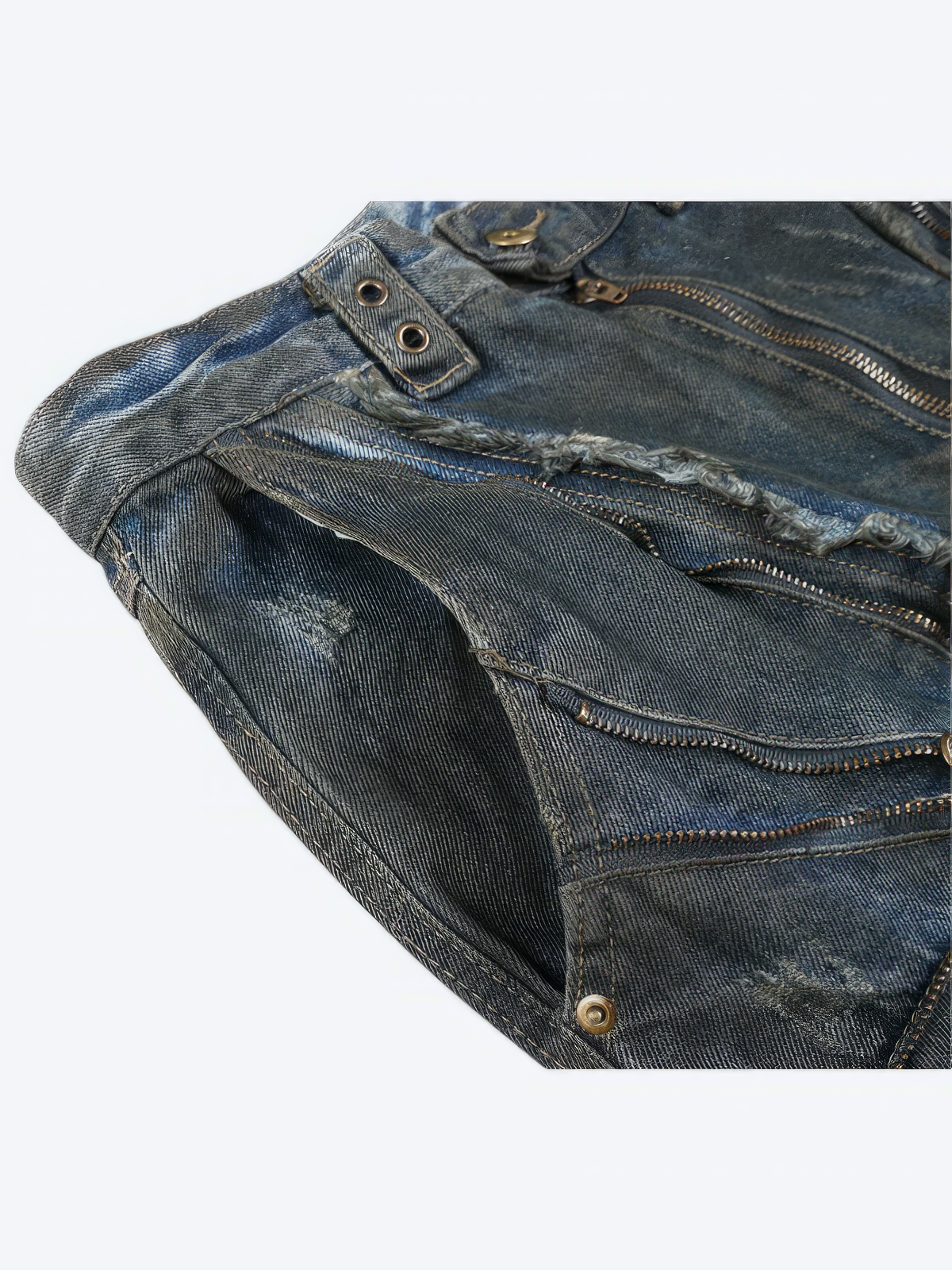 ROPA VINTAGE WASHED POCKETS DENIM - Designer Streetwear Brand | SPRAYNPRAY®