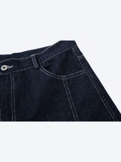 WIDE LEG BAGGY CASUAL JEANS - Designer Streetwear Brand | SPRAYNPRAY®