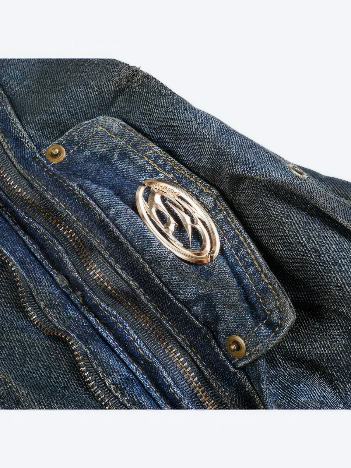 ROPA VINTAGE WASHED POCKETS DENIM - Designer Streetwear Brand | SPRAYNPRAY®