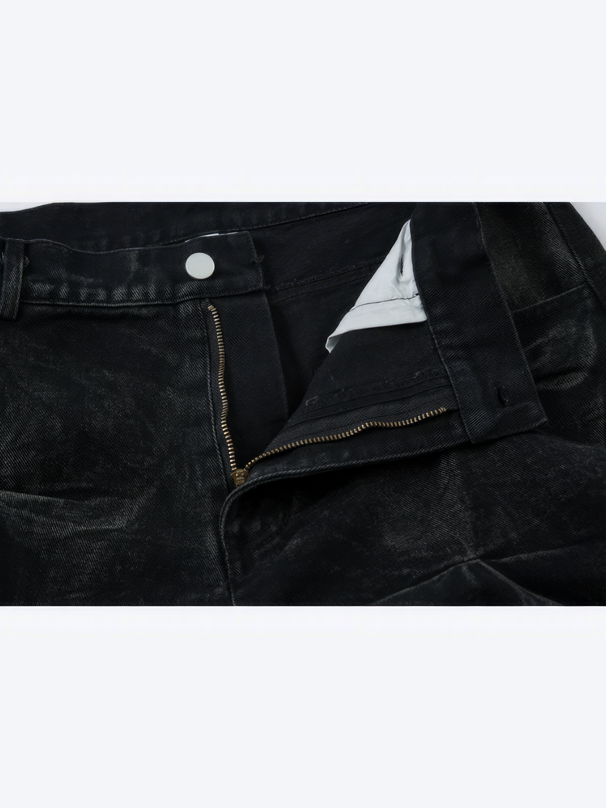 SHADOW PLEATED DENIM - Designer Streetwear Brand | SPRAYNPRAY®